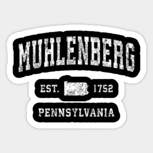 Muhlenberg Pennsylvania Pa Athletic Sports Sticker